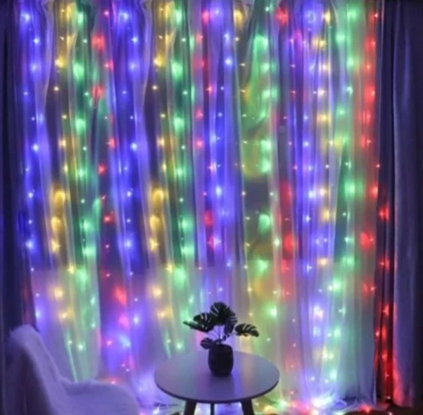 BLD 500 LEDs 5 m Multicolour Flickering, Steady Water Drop Light