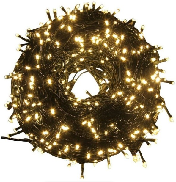 rice light 1000 LEDs 50 m Yellow Steady String Light