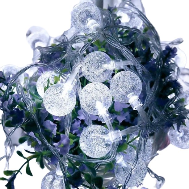 Generic 20 LEDs 9 cm White Steady Bulb Light