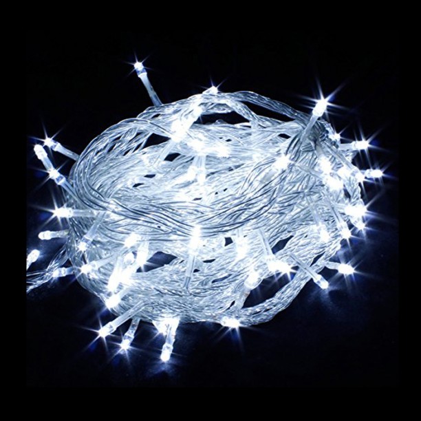SUPER E 1 LEDs 10 m White Steady String Light