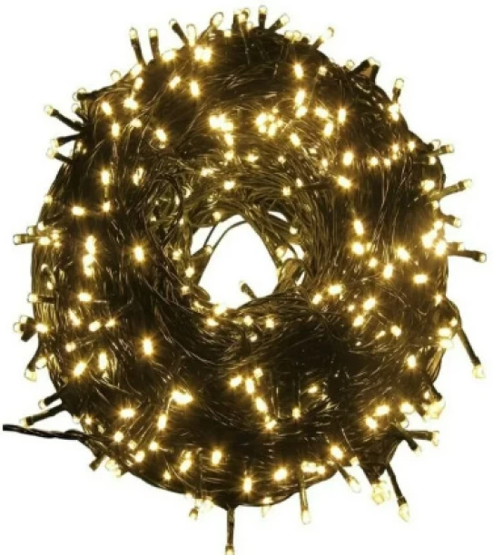 Rafiq 200 LEDs 10 m White Flickering, Colour Changing String Light