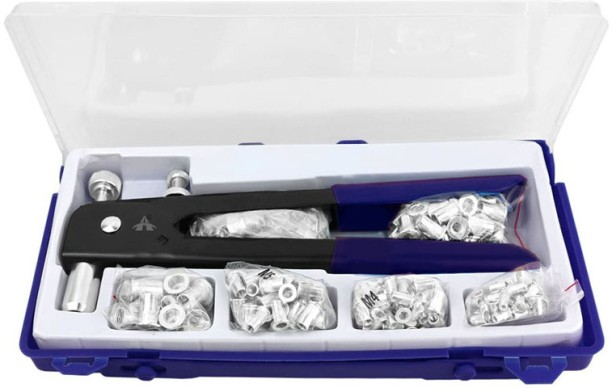 ALANES 106pcs Rivet Nut Tool Kit Rivnut Tool Nut Rivet Gun kit Aluminium Rivet