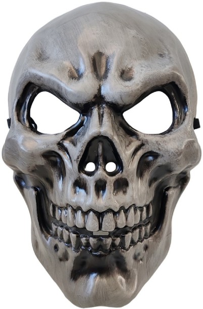 Umlozi Grey Skeleton Halloween Mask Role Play Toy