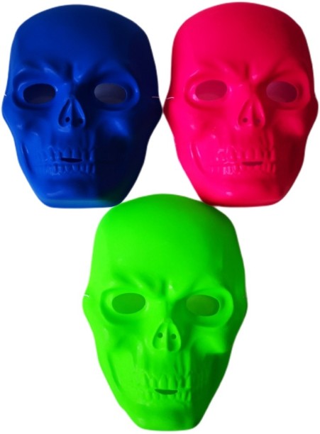 Umlozi Lumo Skulls Halloween Dress Up Masks - 3 Pack Role Play Toy
