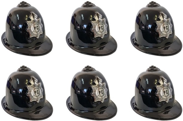 Umlozi Police Hat 6 Pack Role Play Toy