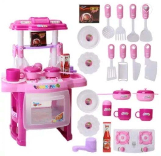 Kids Kitchen Kitchen Set Role Play Toy