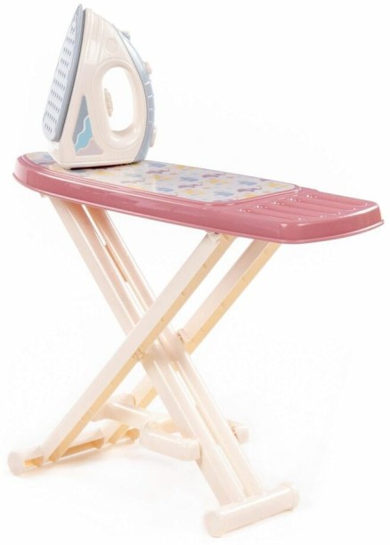 Polesie Ironing Board with Toy Iron Playset - Pink Role Play Toy