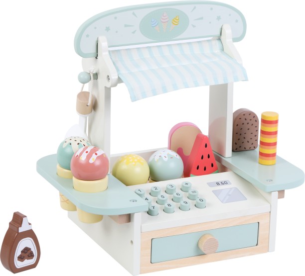 Zookabee Wooden Educational Toy Ice Cream Stand Shop Role Play Toy
