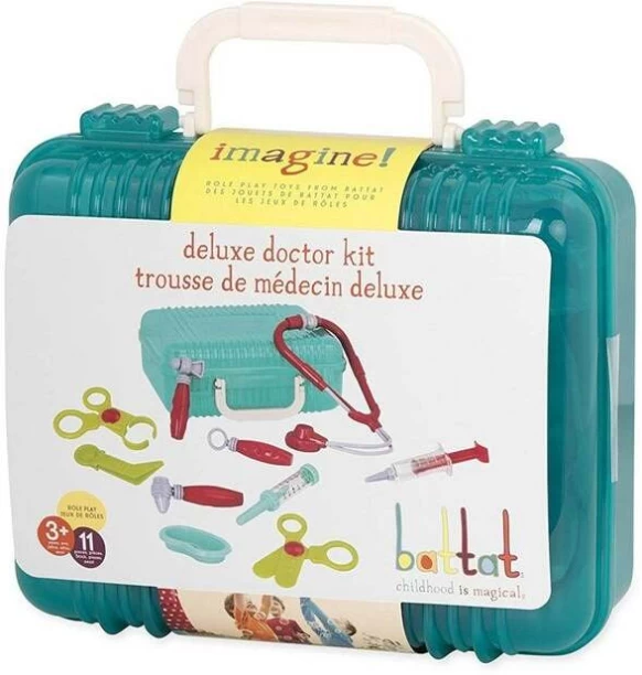 Battat Deluxe Doctor Toy Kit Role Play Toy