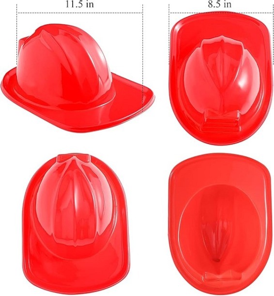 Umlozi Fireman Hat 6 Pack Role Play Toy