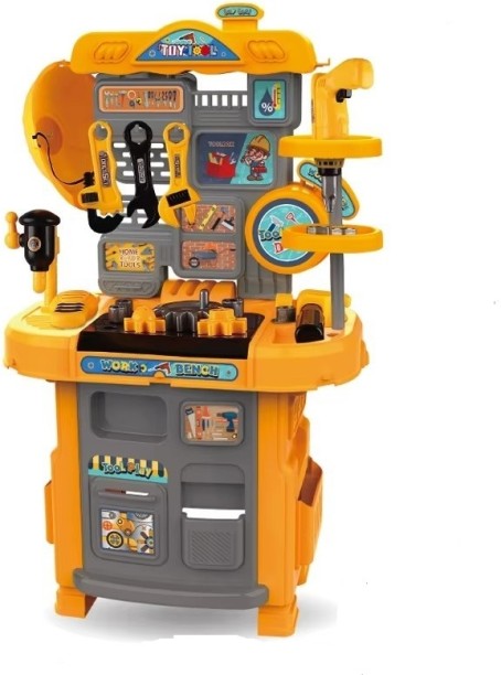 LUXY 2-in-1 Workshop and Tool Bench Role Play Toy