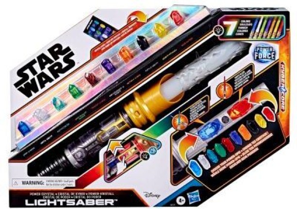 Star Wars POWER CRYSTAL LIGHTSABER Role Play Toy