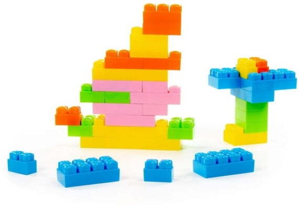 Polesie Pigmy Building Blocks Set 54 Piece in Container Role Play Toy