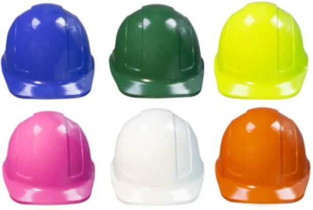 Umlozi Builders Plastic Dress Up Hats For Kids 6 Pack Role Play Toy