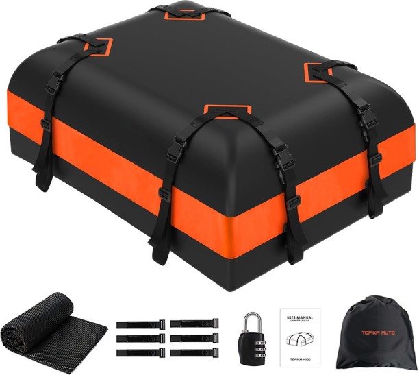 Topika 840D Waterproof Car Roof Luggage Bag Carrier Bag, 425L Roof Rack