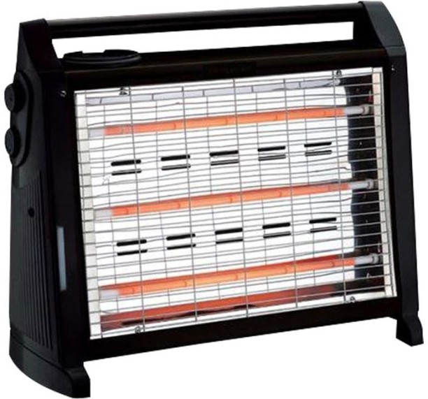 istar 3 Bar Quartz Heater with Fan, Humidifier & Dual Controls Radiant Heater