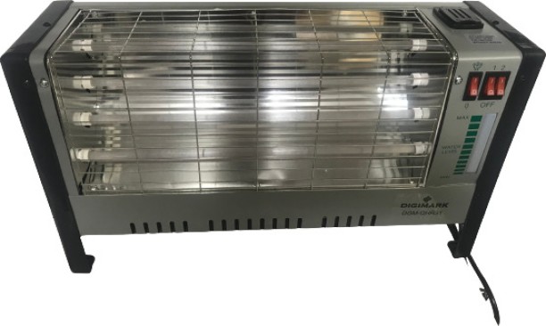 Digimark 3 Bar Heater With Humidifier(1600Watts) Radiant Heater