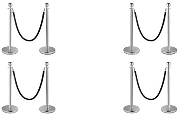 Premium Stanchion Rope With Ball Top Pole Vault Stand Twisted Rope