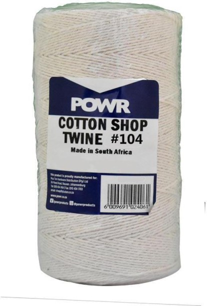 POWR Twine Cotton Shop (104) 500g 1.5mm Twisted Rope