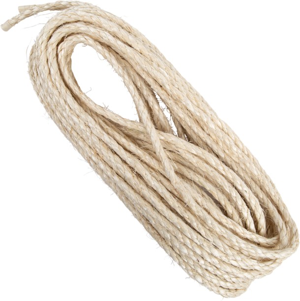 Mamba Sisal Dry Hank 7mm 15m Braided Rope