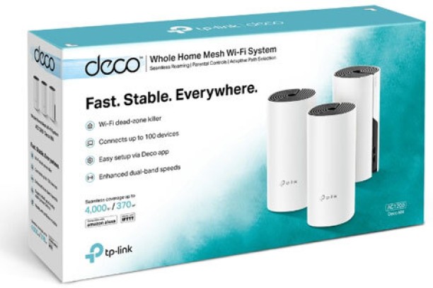 TP-LINK DECO M4 (3-PACK) AC1200 867 Mbps Mesh Router