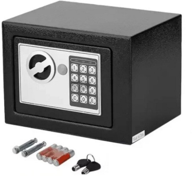 Generic Digital Steel Safe Box with Key 17cm Safe Locker