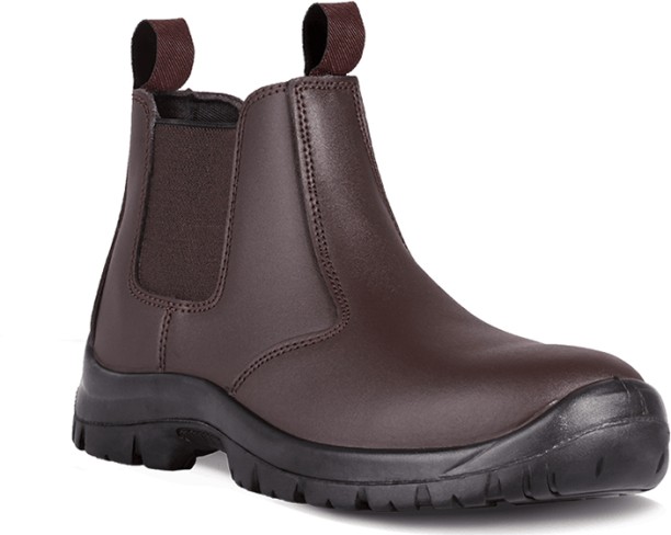 DOT Steel Toe Genuine Leather Safety Shoe