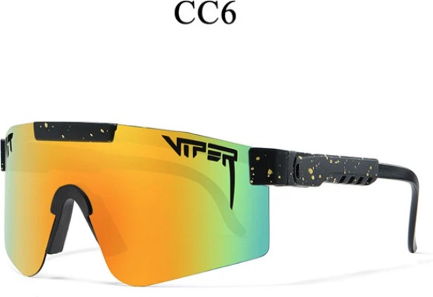 Vipers Polarized Viper Glasses Outdoor Windproof Cycling Glasses For Men And women -C06 Safety Tan Goggle