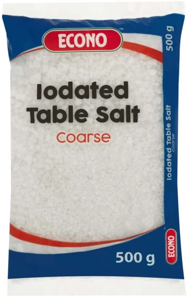 Econo Coarse Iodized Salt