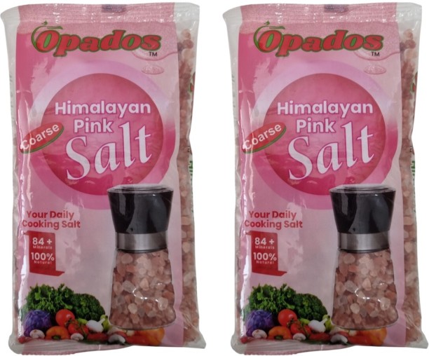 Opados Pack of 2 X Himalayan coarse healing salt pink 500g Himalayan Pink Salt