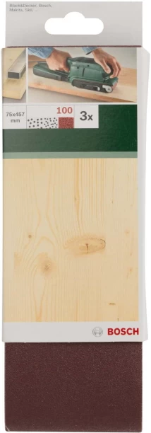 Bosch Sanding Belt 75 X 457Mm Emery Sandpaper