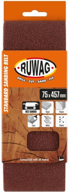 Ruwag Belt Sand Paper 3 Aluminium Oxide Sandpaper