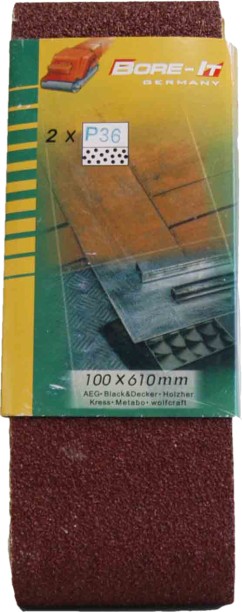 Orm Sanding Belt 100 X 610Mm 40Grit 2/Pack Ceramic Sandpaper