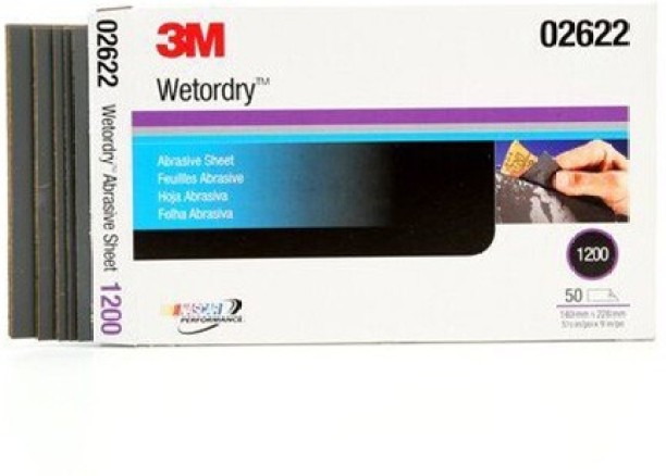 3M P1000 Half Sheets Silicon Carbide Sandpaper