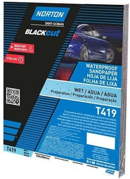 Norton P1000 Waterpaper Silicon Carbide Sandpaper