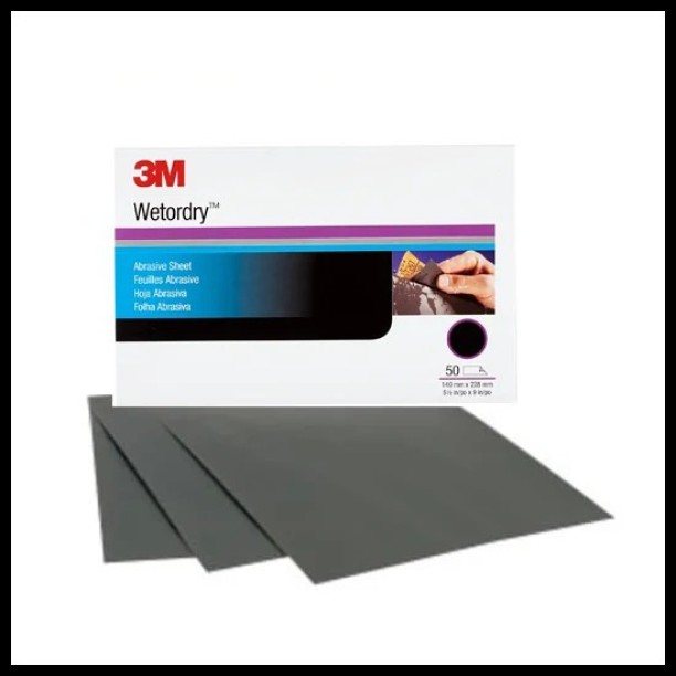 3M P1200 Half Sheets Silicon Carbide Sandpaper