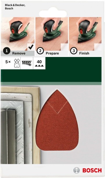 Bosch 93 X 135Mm Emery Sandpaper