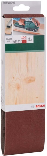 Bosch Sanding Belt 75 X 533Mm Emery Sandpaper