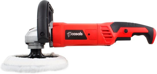 Casals Polisher With Auxiliary Handle Plastic Red 180mm 1200W 7 inch Belt Sander