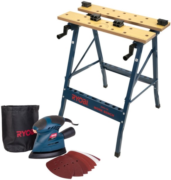 Ryobi KIT489 Mouse Sander, Work Bench Kit