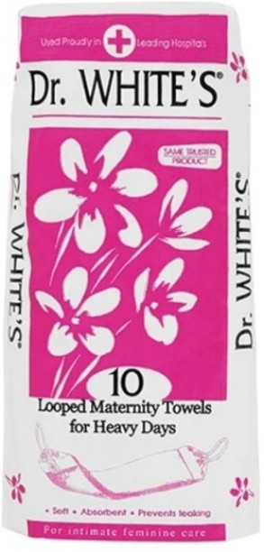 dr white Santowels Maternity 10's Lsize Sanitary Pad