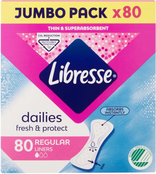 Libresse Dailies Fresh & Protect Regularsize Pantyliner