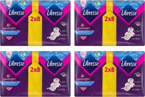 Libresse Maxi Sanitary Pads With Wings Goodnight Regularsize Sanitary Pad