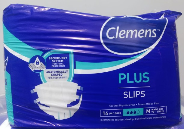 Clemens Adult Slip Diapers - Medium Msize Sanitary Pad