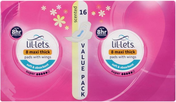 Lil-Lets Maxi Thick Pads Super Scented Maxisize Sanitary Pad