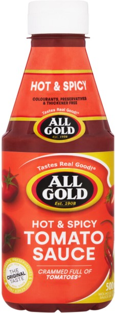 All Gold Hot & Spicy Tomato Sauce Sauce