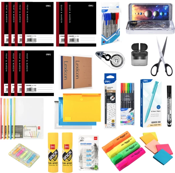 DELI Stationery BTSB-HS School Set