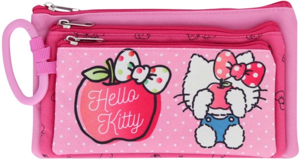 Hello Kitty 3 Compartment Pencil Case School Set