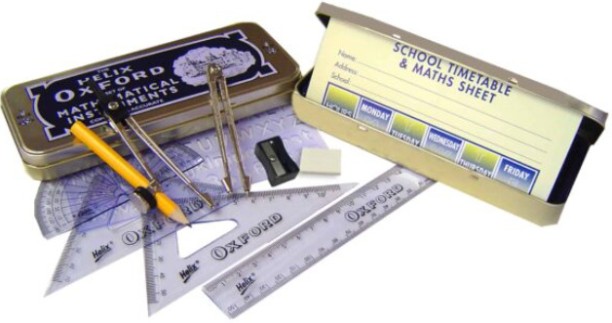 helix Helix_ Oxford Mathematical Set – 10 Piece School Set