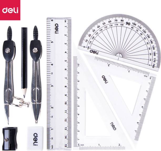 Deli Stationery Drafting Set School Set